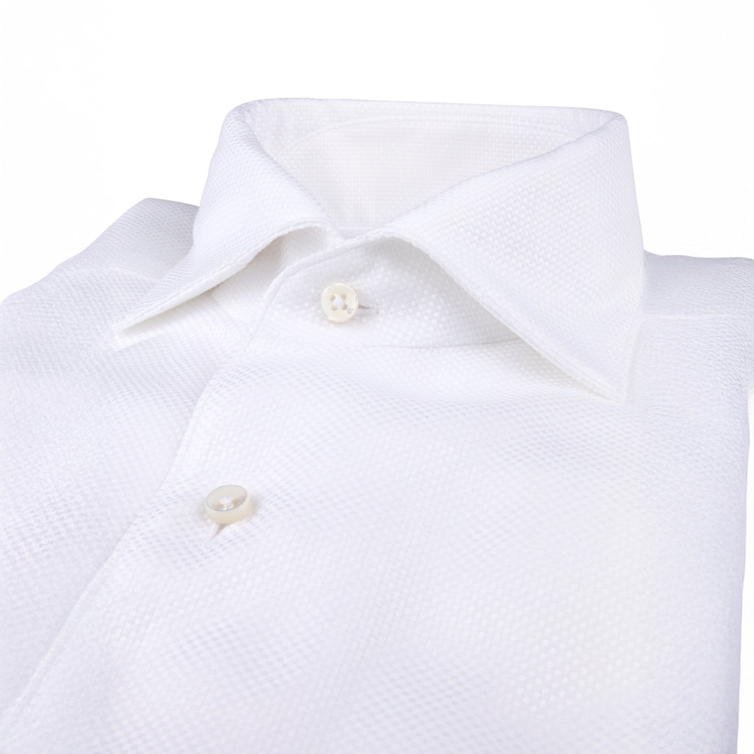 White 1899 Twofold Cotton Shirt - Stenströms