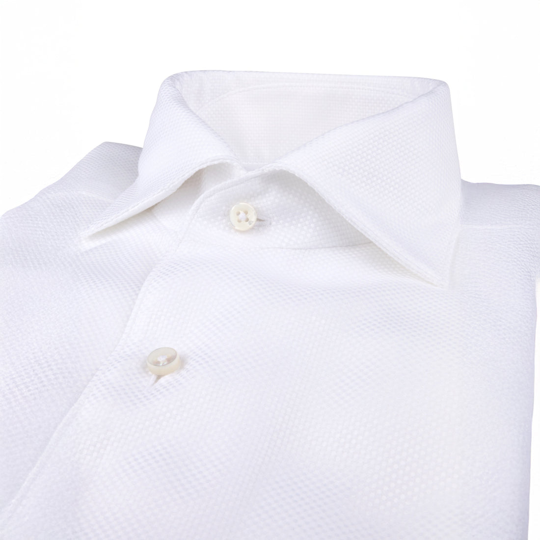 White 1899 Twofold Cotton Shirt - Stenströms