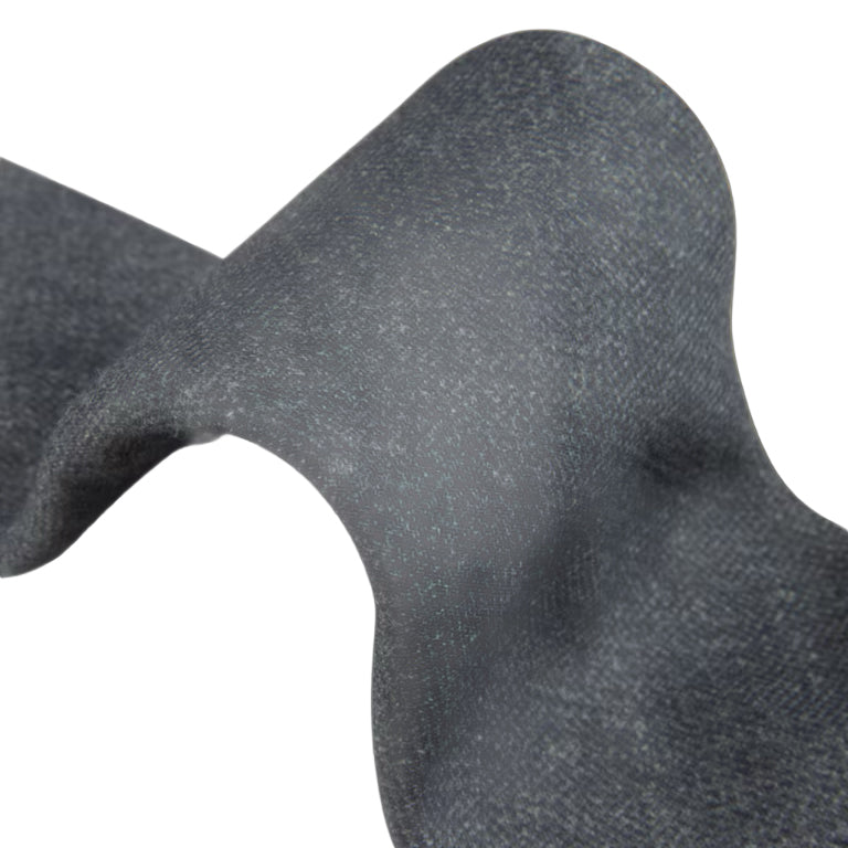 Gray Solid Wool Tie - Stenströms