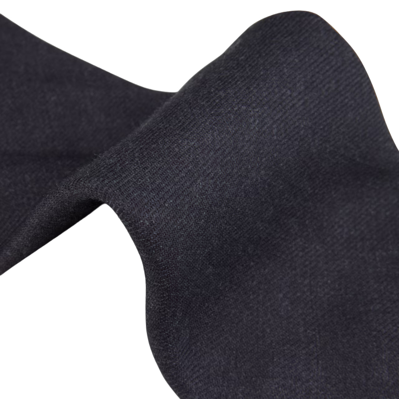 Dark Gray Solid Wool Tie - Stenströms