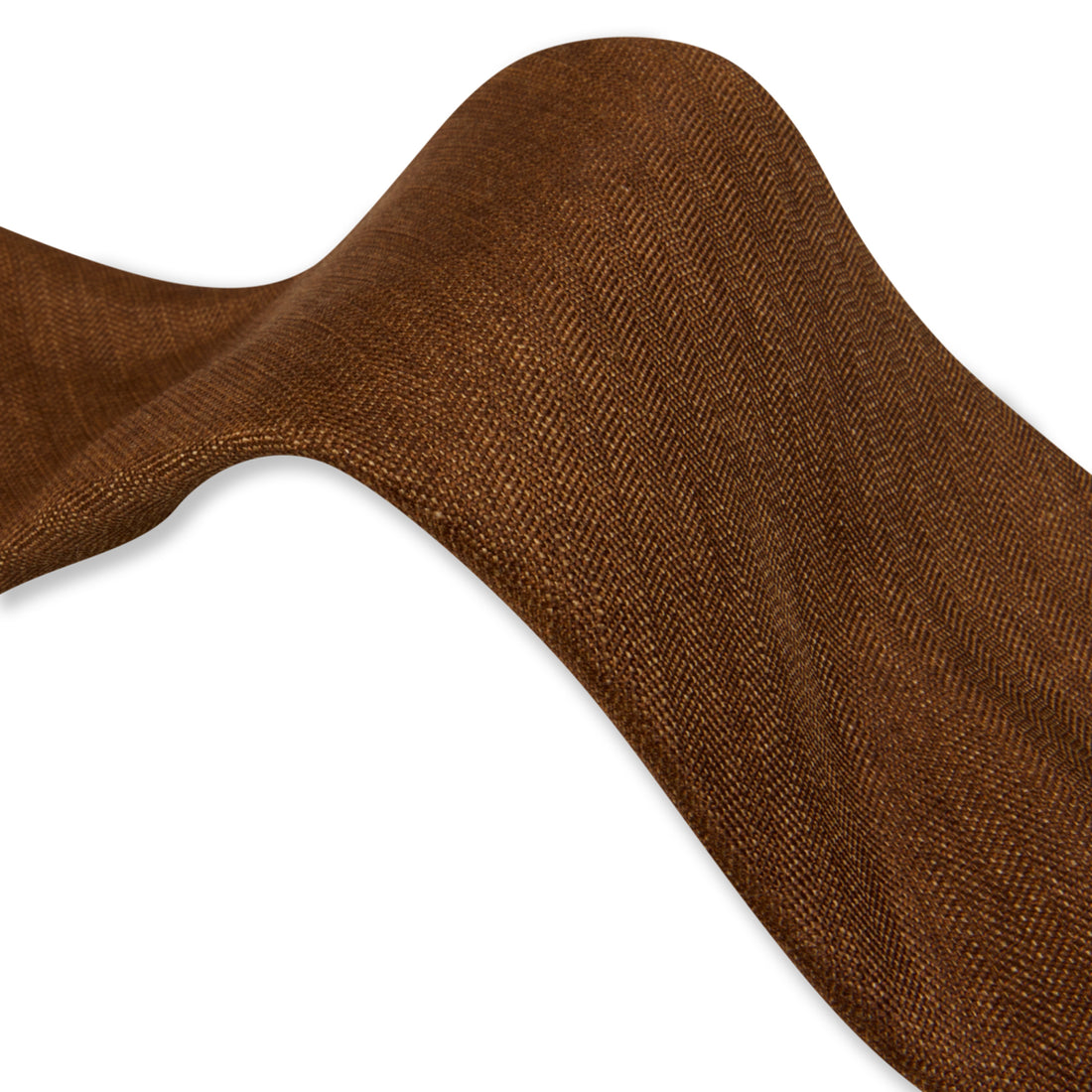 Brown Woven Silk-Linen Tie - Stenströms - Boutique Jacques International