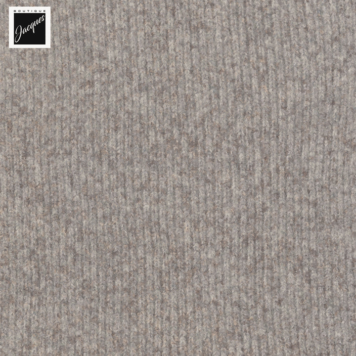 Mushroom (Taupe) Mélange Cotton/Alpaca/Wool Tweed Winter Scarf - Phil Petter