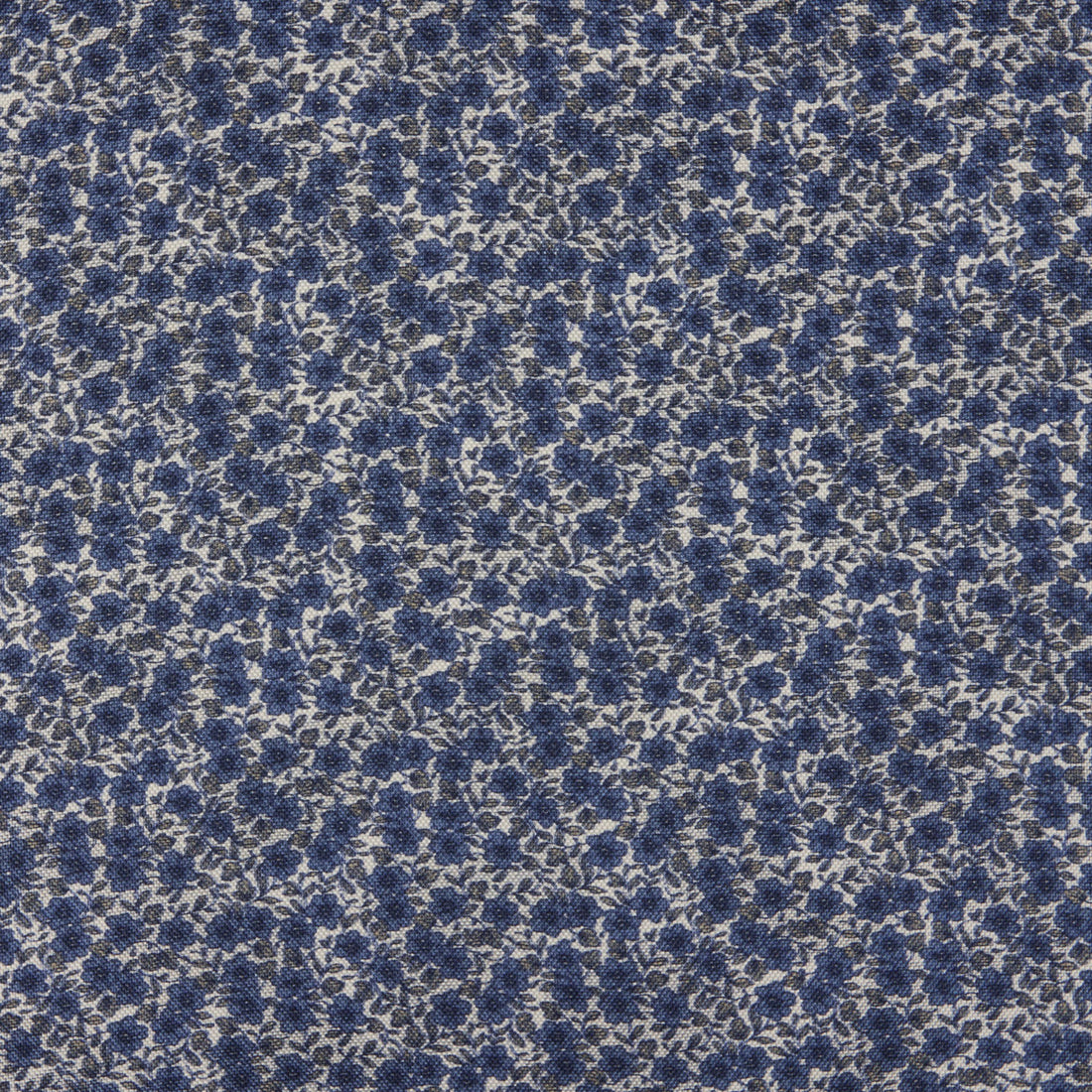 Blue & Gray Paisley/Floral Reversible Silk Hankie - Stenströms - Boutique Jacques International