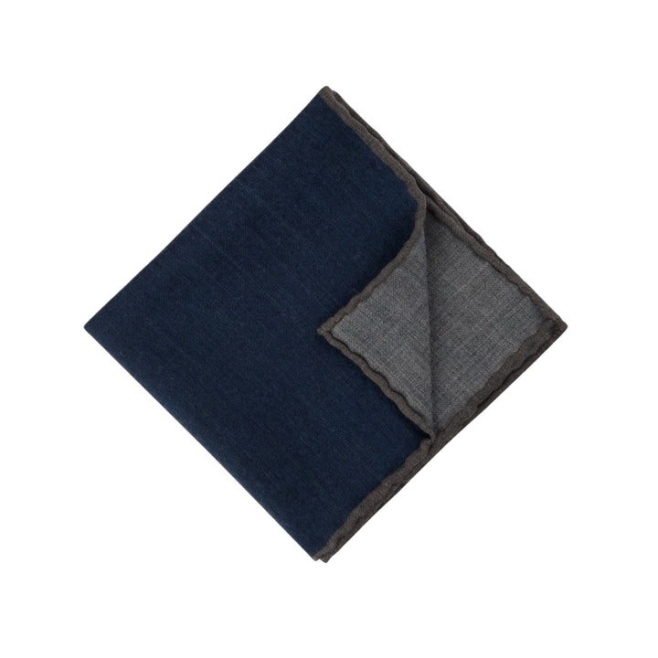 Navy Wool Hankie - Stenströms - Boutique Jacques International