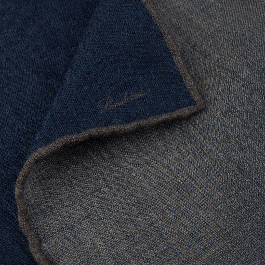 Navy Wool Hankie - Stenströms - Boutique Jacques International