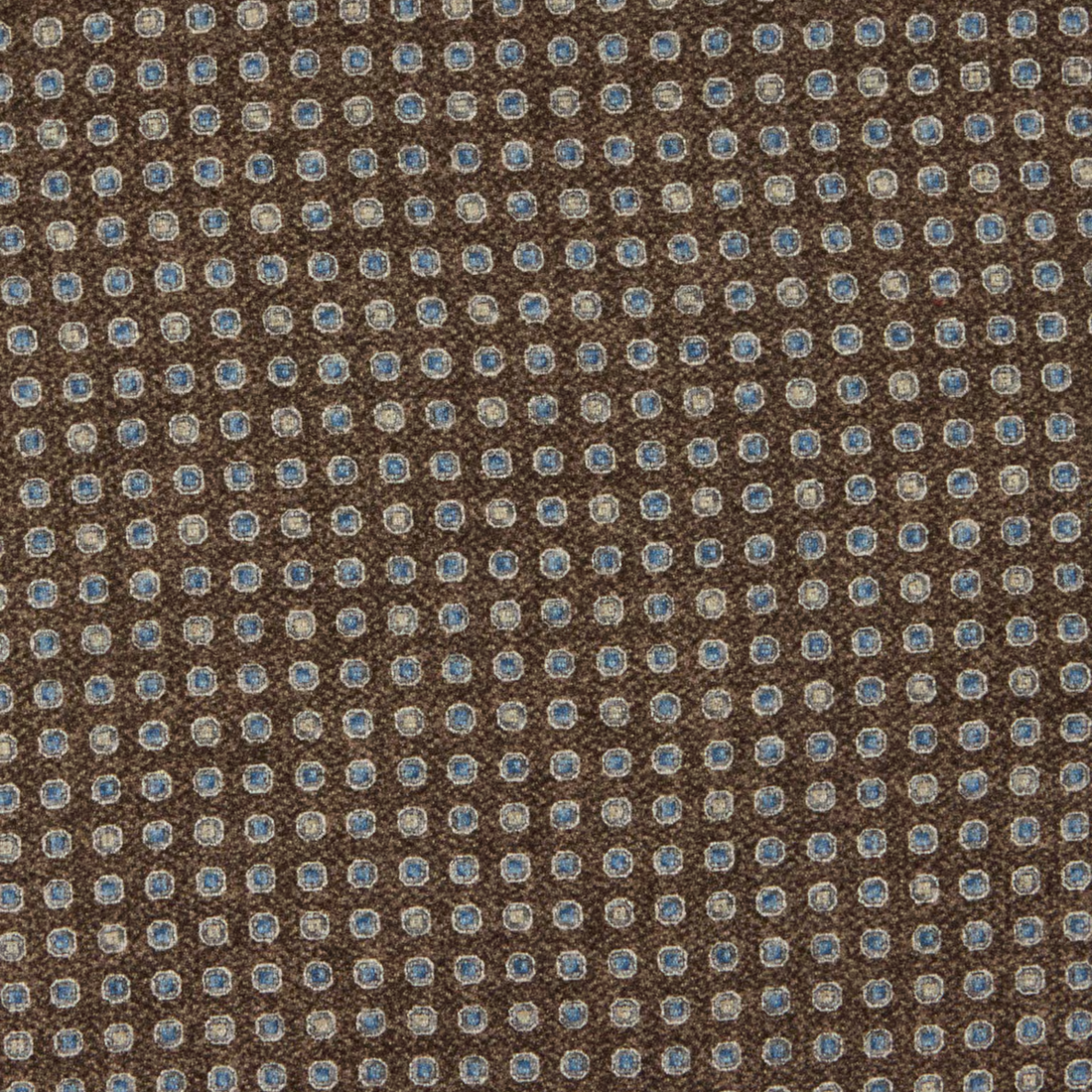Brown Floral/Medallion Reversible Silk Hankie - Stenströms - Boutique Jacques International