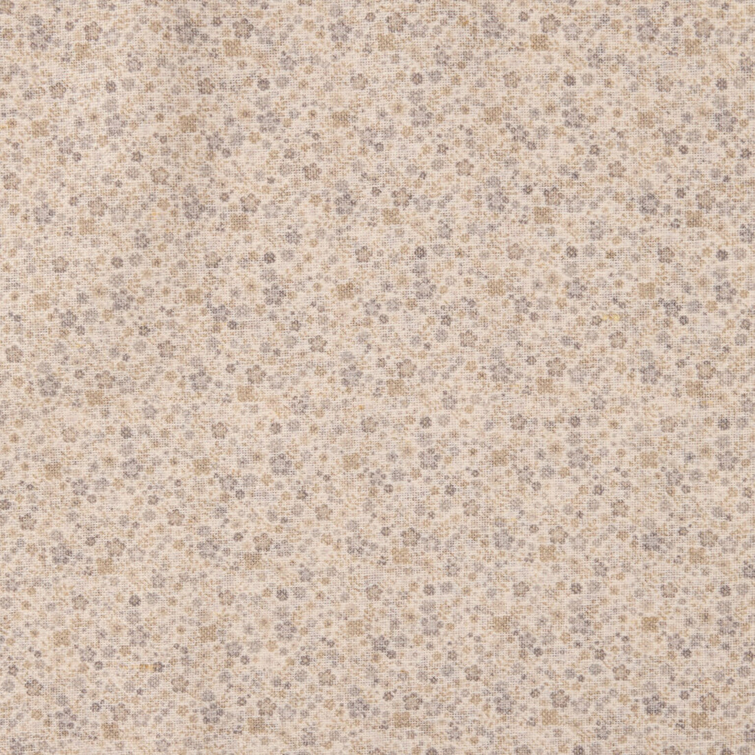 Light Gray & Beige Floral Reversible Silk-Cotton Hankie - Stenströms - Boutique Jacques International