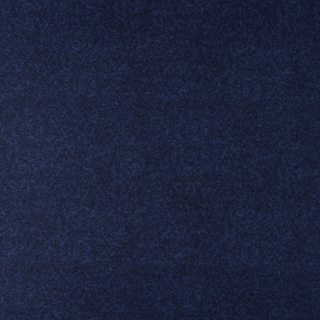 Mid Blue w/ Brown Edges Solid Silk Hankie - Stenströms - Boutique Jacques International
