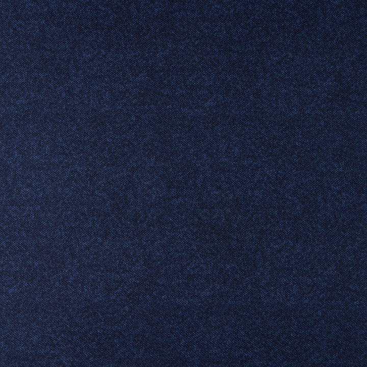 Mid Blue w/ Brown Edges Solid Silk Hankie - Stenströms - Boutique Jacques International