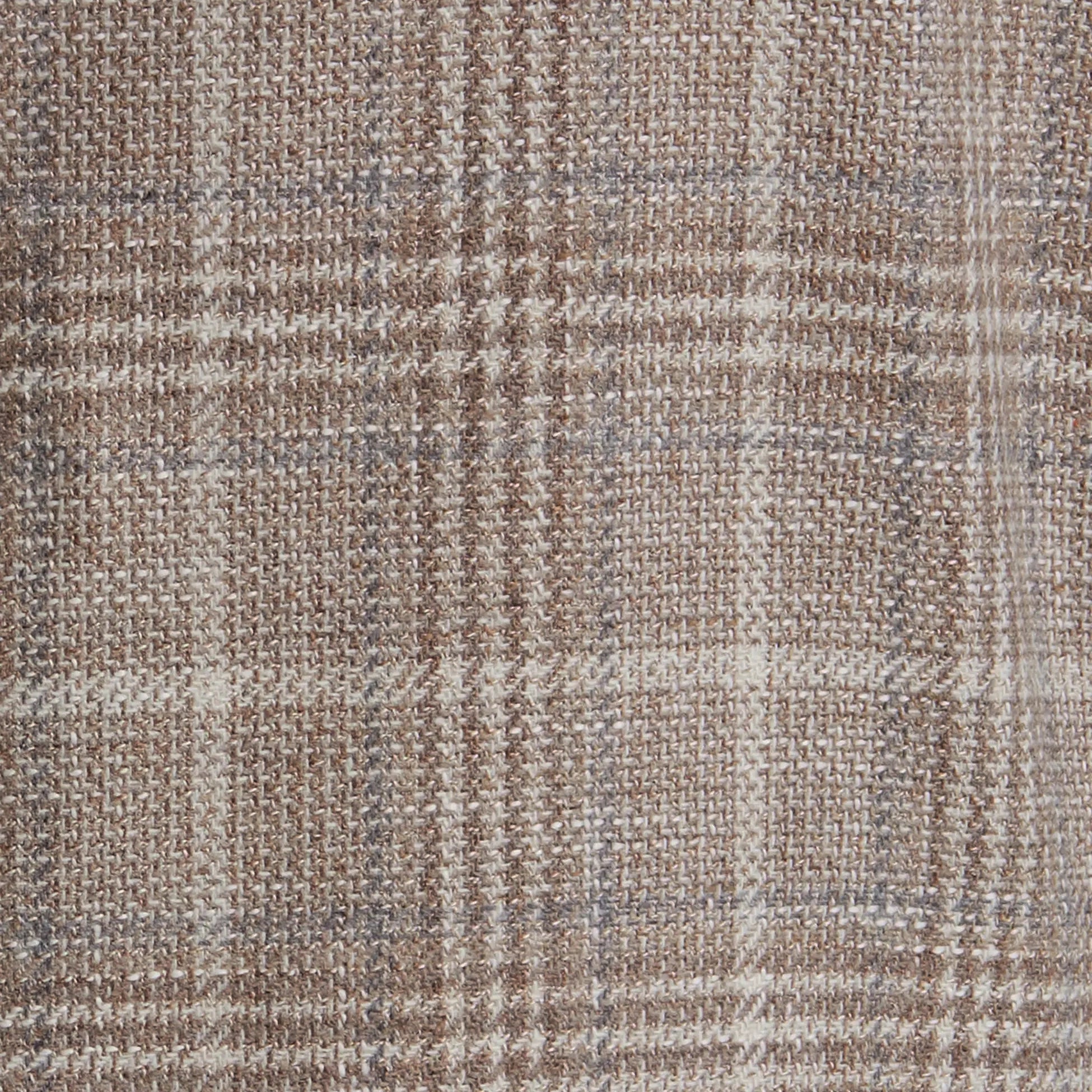 Taupe Prince-of-Wales Cotton-Wool McAllen Contemporary Fit Sport Jacket - Jack Victor 1913