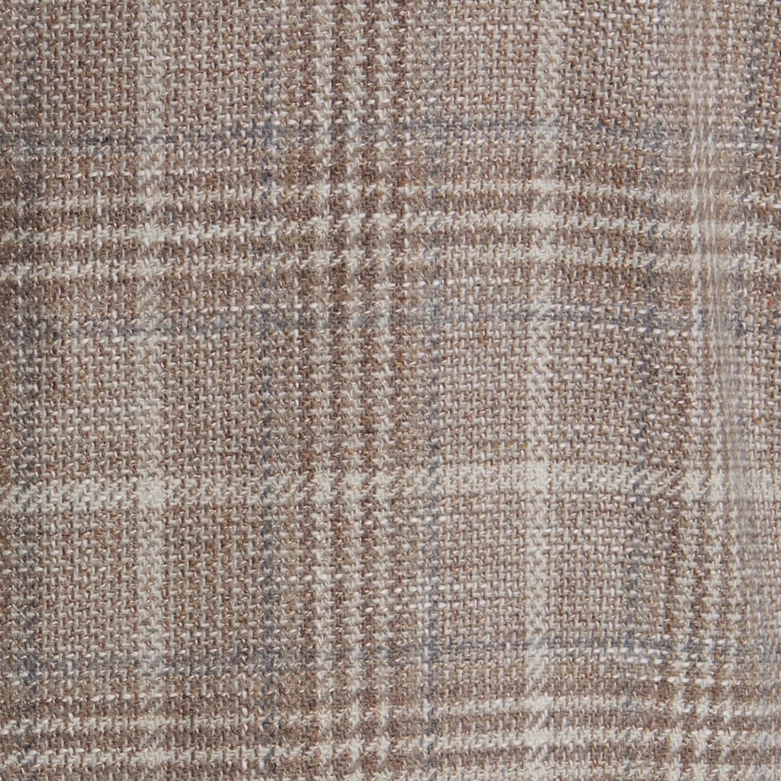 Taupe Prince-of-Wales Cotton-Wool McAllen Contemporary Fit Sport Jacket - Jack Victor 1913