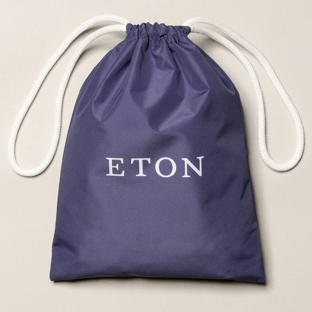 Navy Blue Solid Swim Shorts - ETON