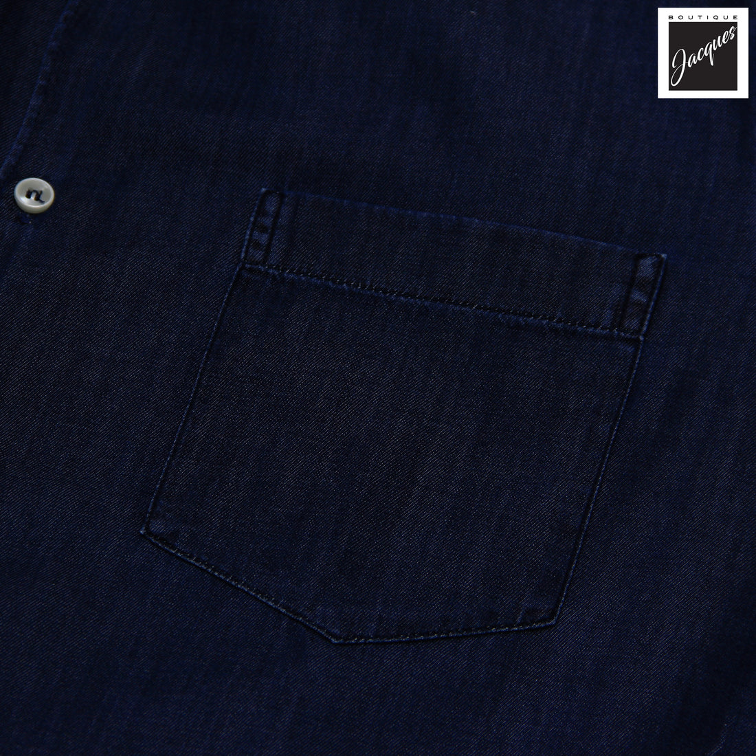Denim Blue Lightweight Giza Cotton Chambray Casual Shirt - Paul & Shark