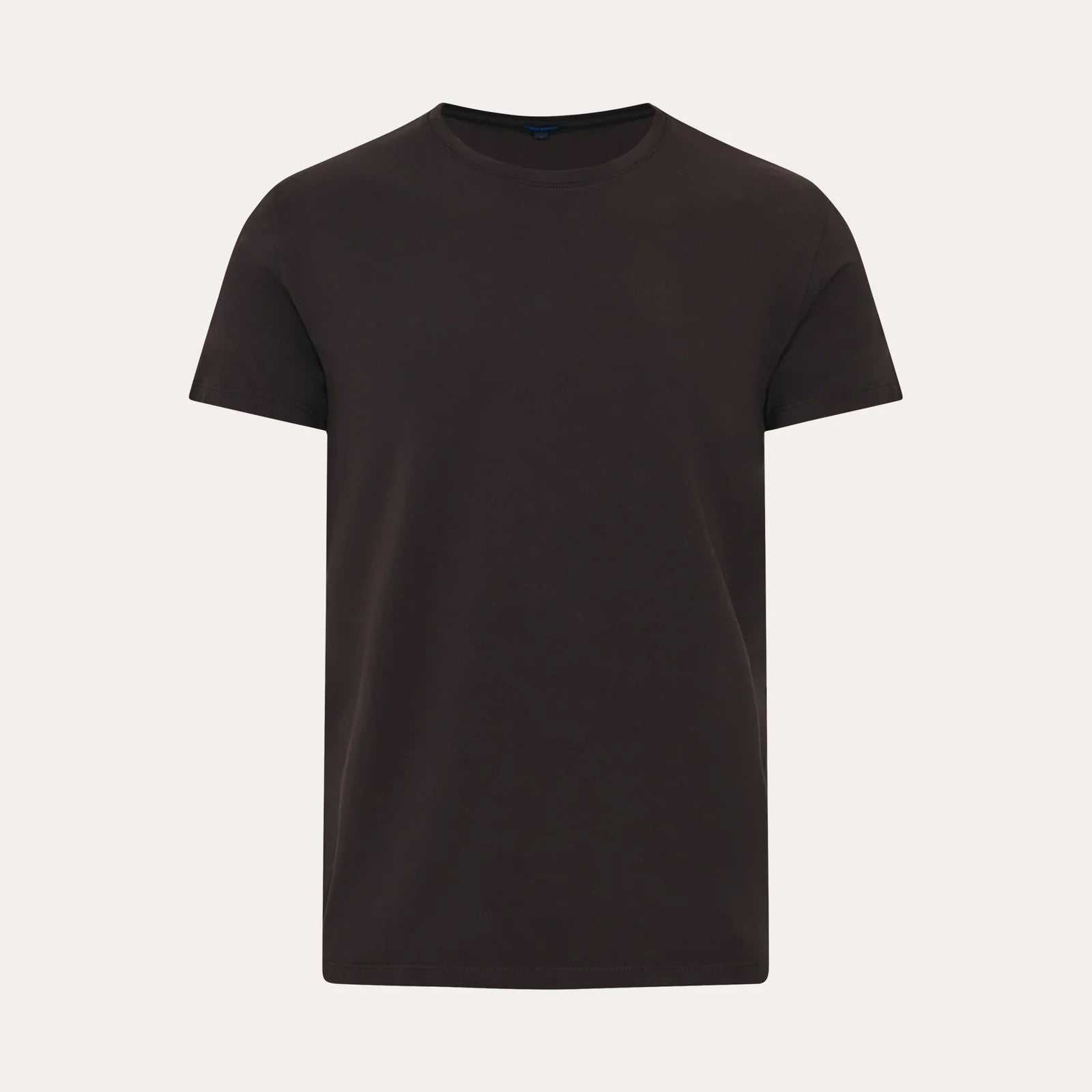 Ganache Brown Pima Cotton Stretch Iconic T-Shirt - Patrick Assaraf