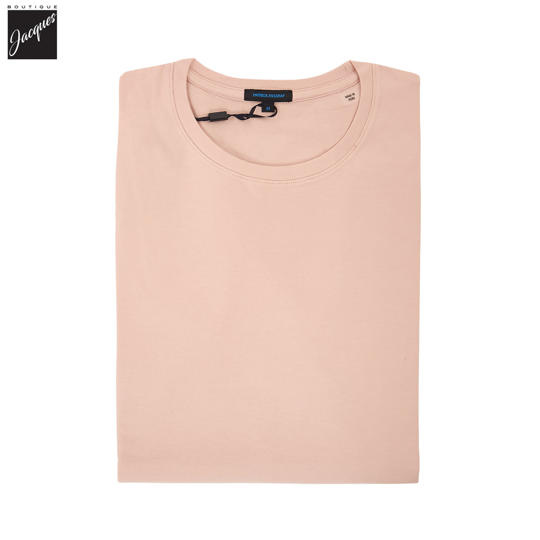 Rose Smoke Pima Cotton Stretch Iconic T-Shirt - Patrick Assaraf - Boutique Jacques International