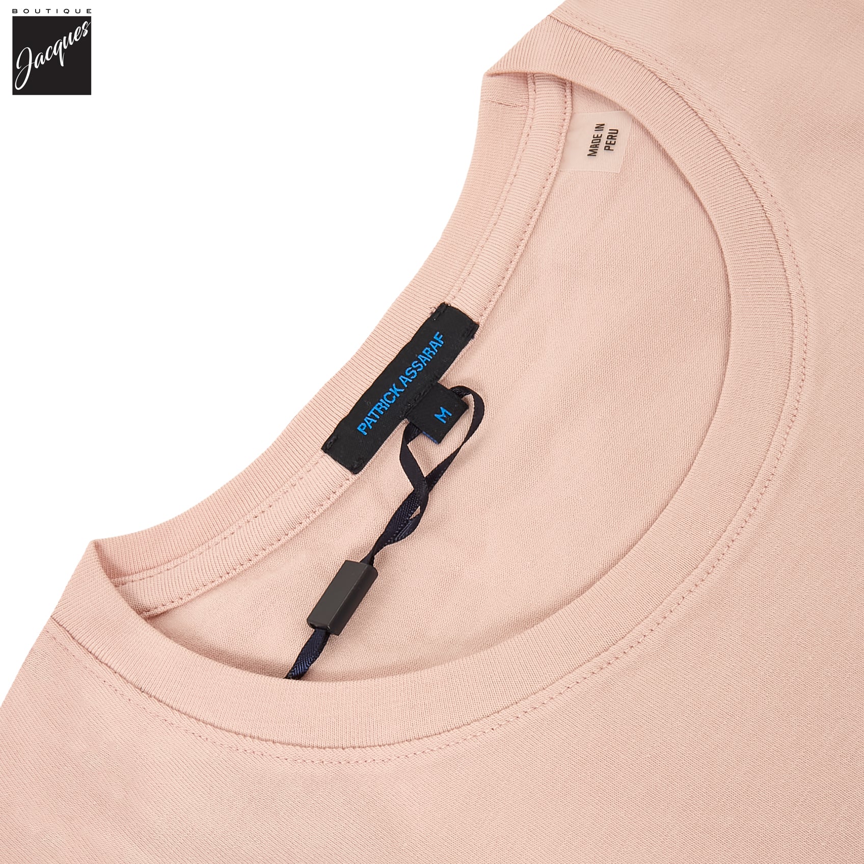 Rose Smoke Pima Cotton Stretch Iconic T-Shirt - Patrick Assaraf - Boutique Jacques International
