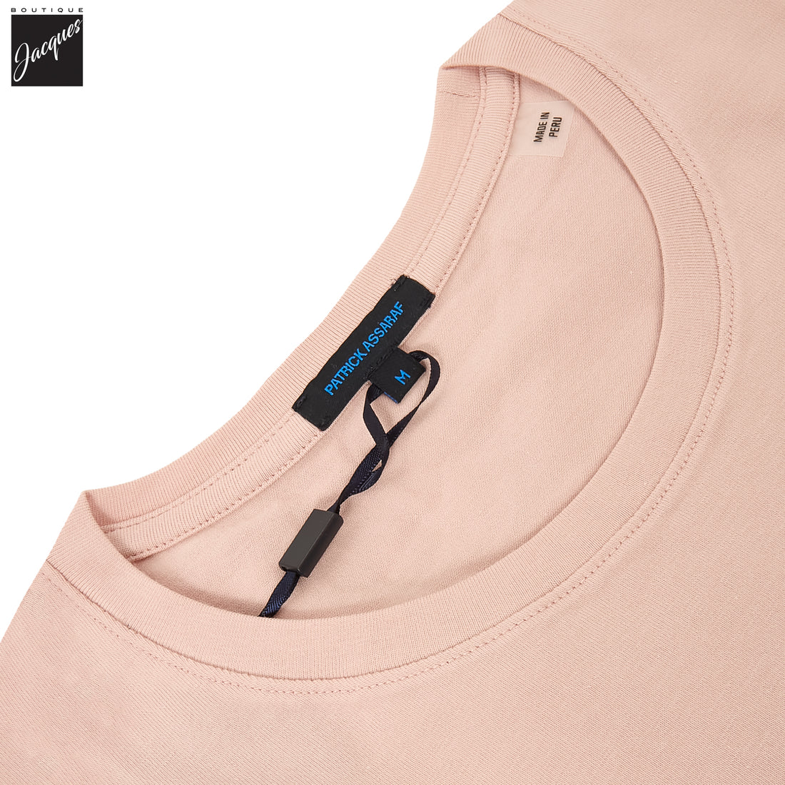 Rose Smoke Pima Cotton Stretch Iconic T-Shirt - Patrick Assaraf - Boutique Jacques International