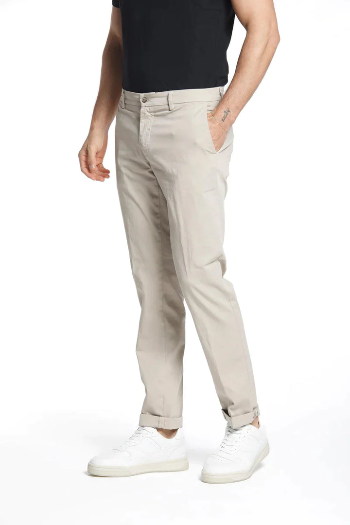 Beige Chino Gaberdine Stretch Milano Joggers - Mason's