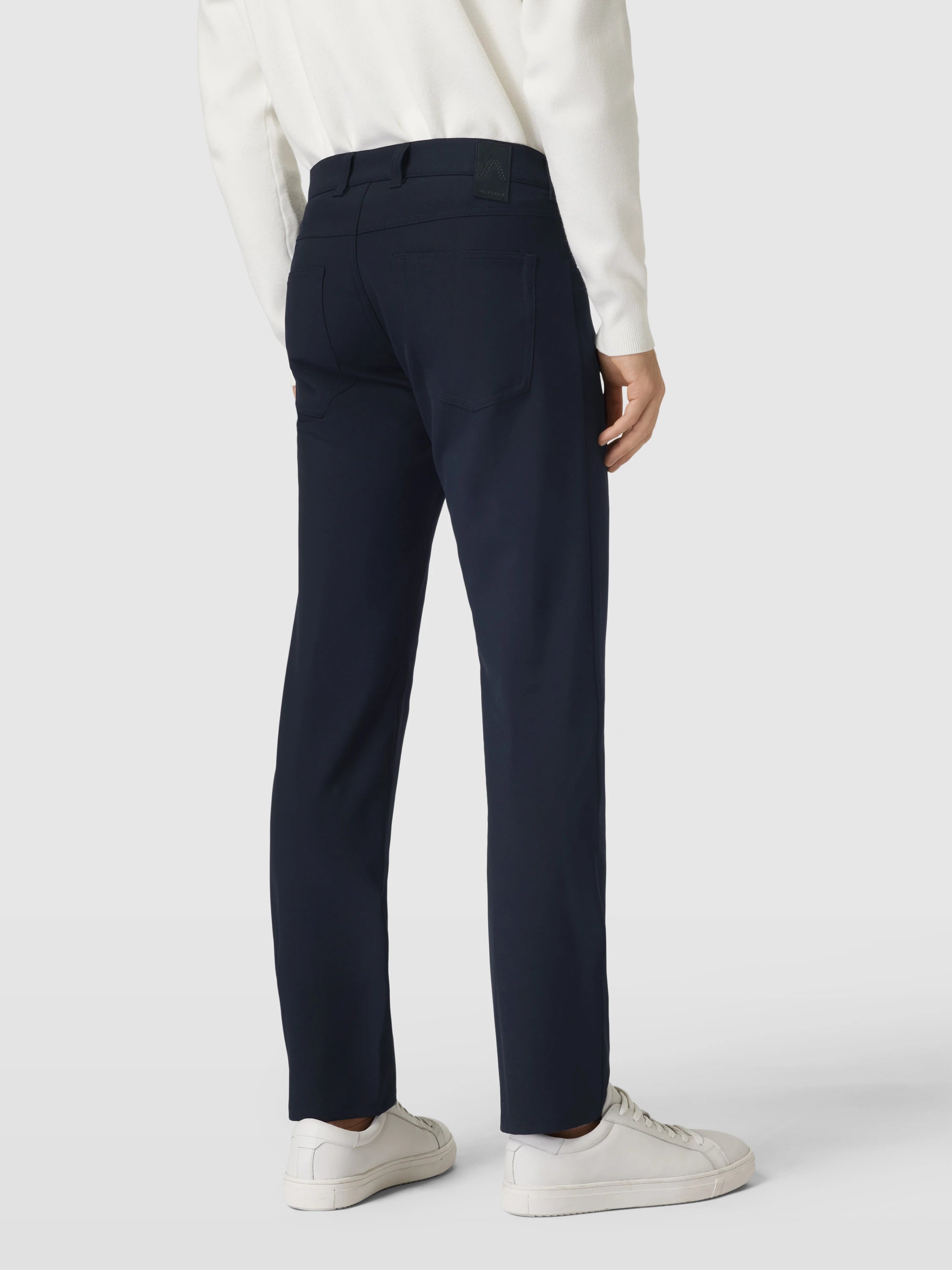 ALBERTO - PIPE Ceramica Navy 5 Pocket Dress Pants - Boutique Jacques International