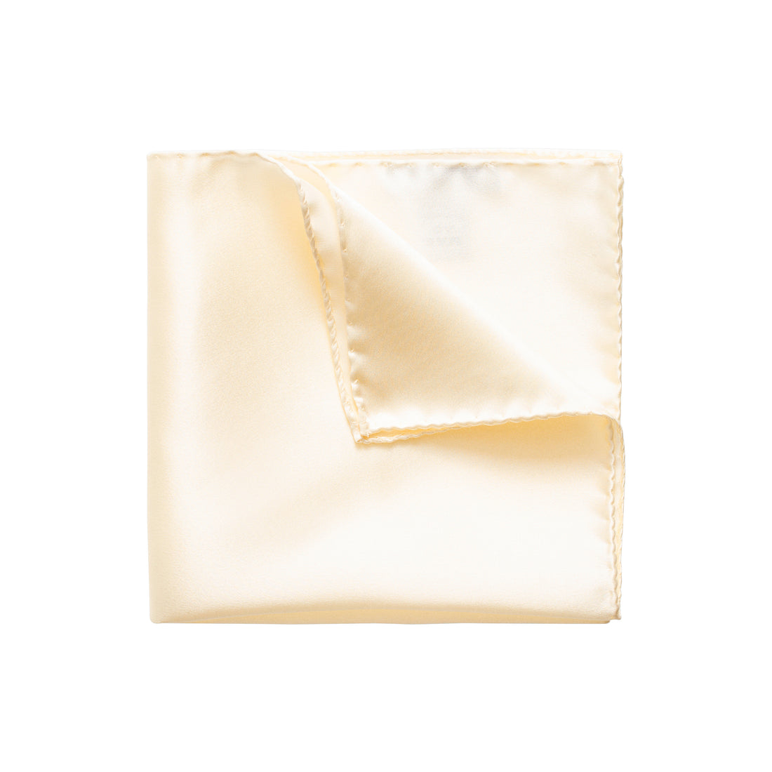 Champagne Solid Silk Pocket Square - ETON