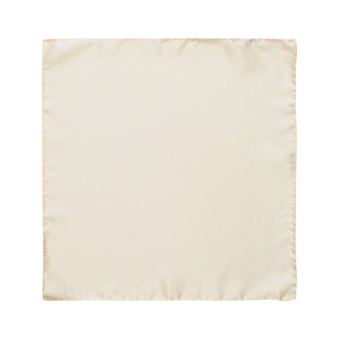 Champagne Solid Silk Pocket Square - ETON