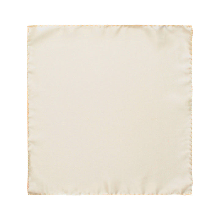 Champagne Solid Silk Pocket Square - ETON