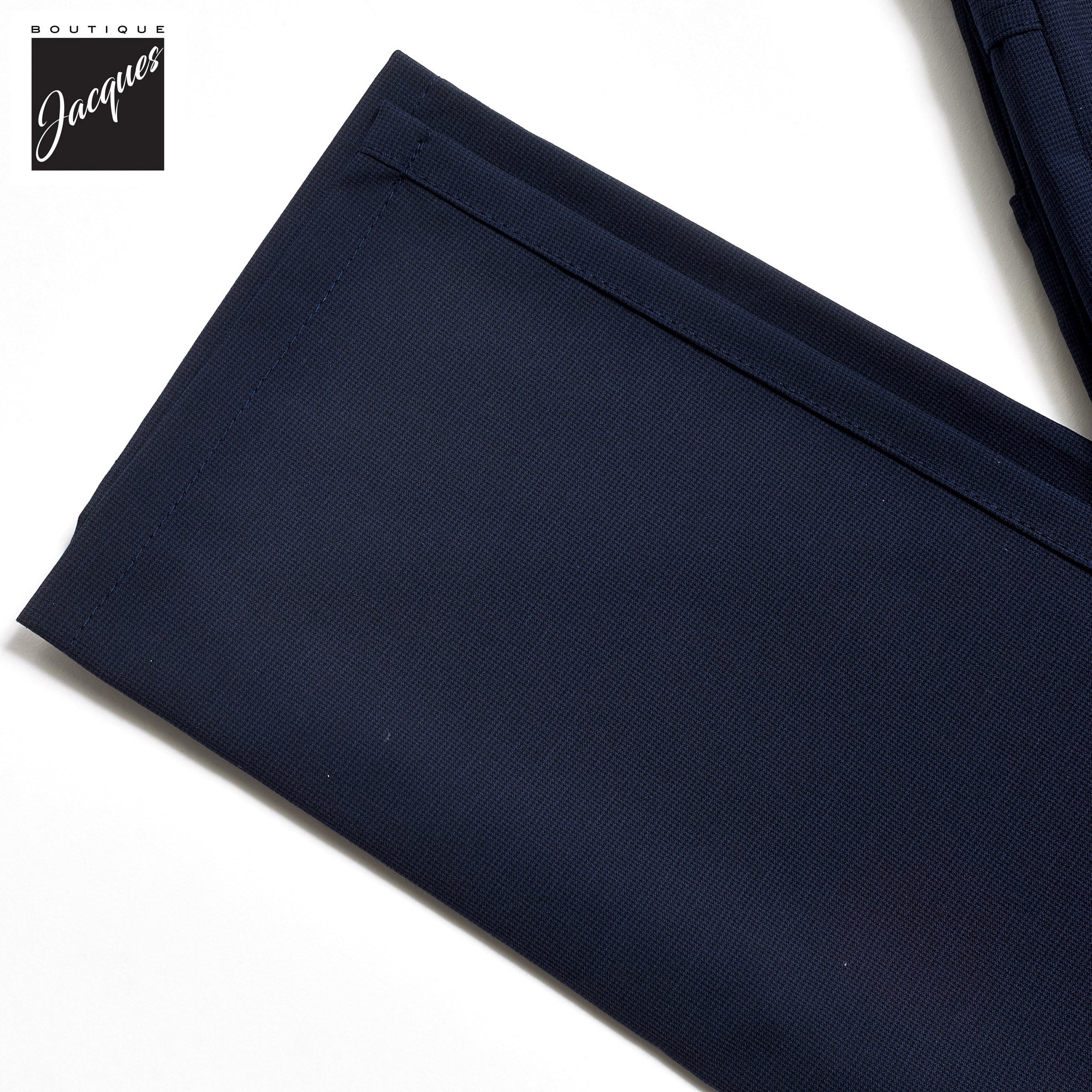 Blue Mini Pepita Pattern Ceramica Pipe Five Pocket Pants - ALBERTO - Boutique Jacques International