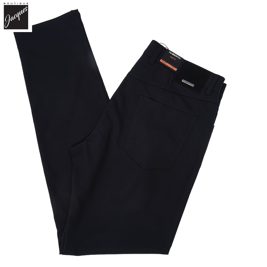 Blue Structure Ceramica Pipe Five Pocket Pants - ALBERTO