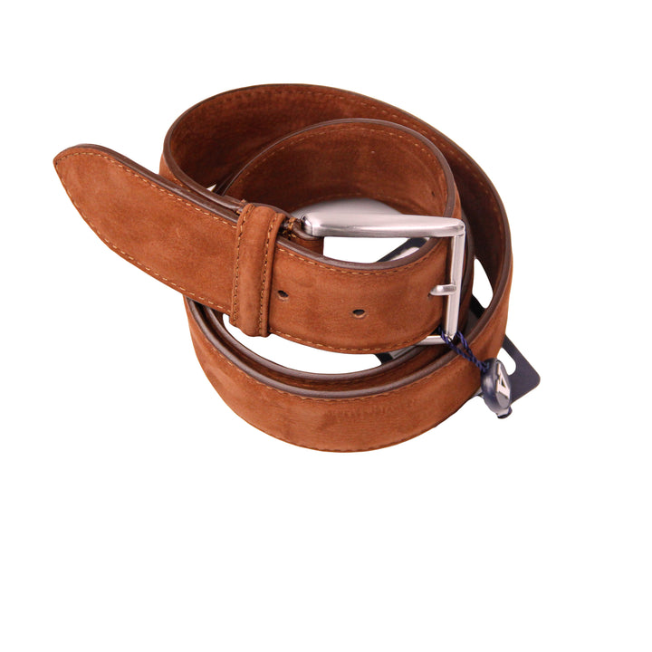Tan Nubuck Soft Suede Leather Belt - Anderson's