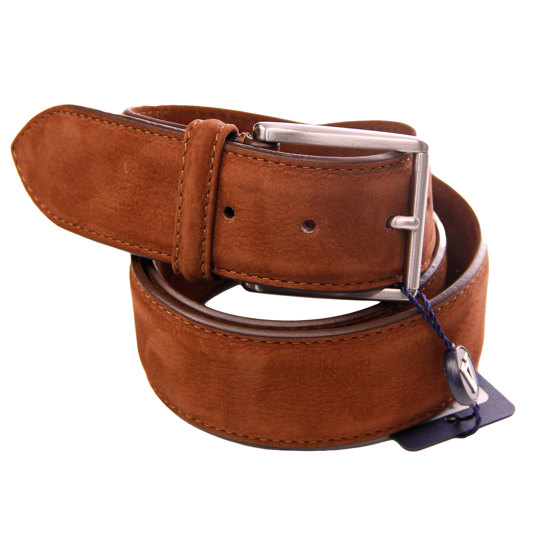Tan Nubuck Soft Suede Leather Belt - Anderson's