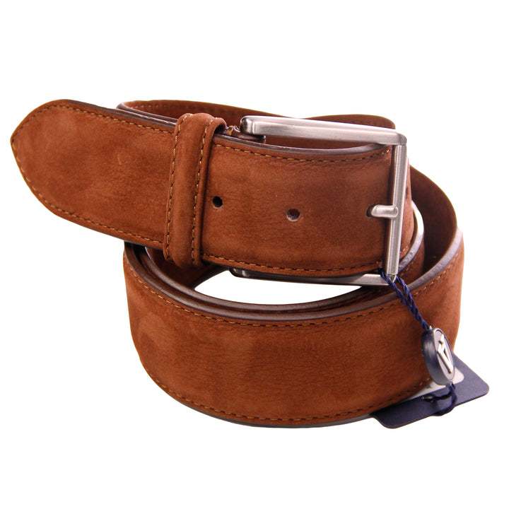 Tan Nubuck Soft Suede Leather Belt - Anderson's