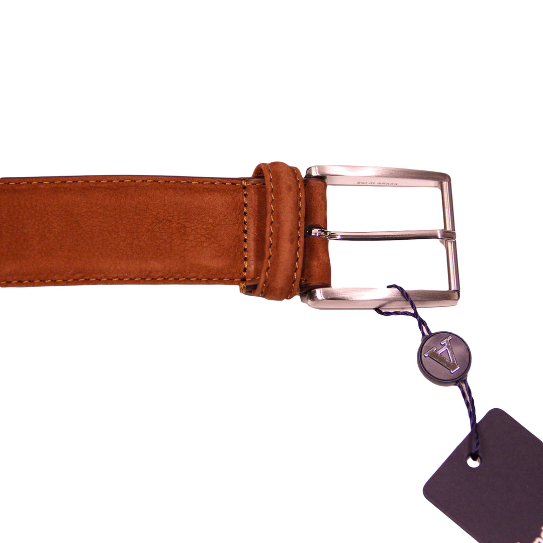 Tan Nubuck Soft Suede Leather Belt - Anderson's