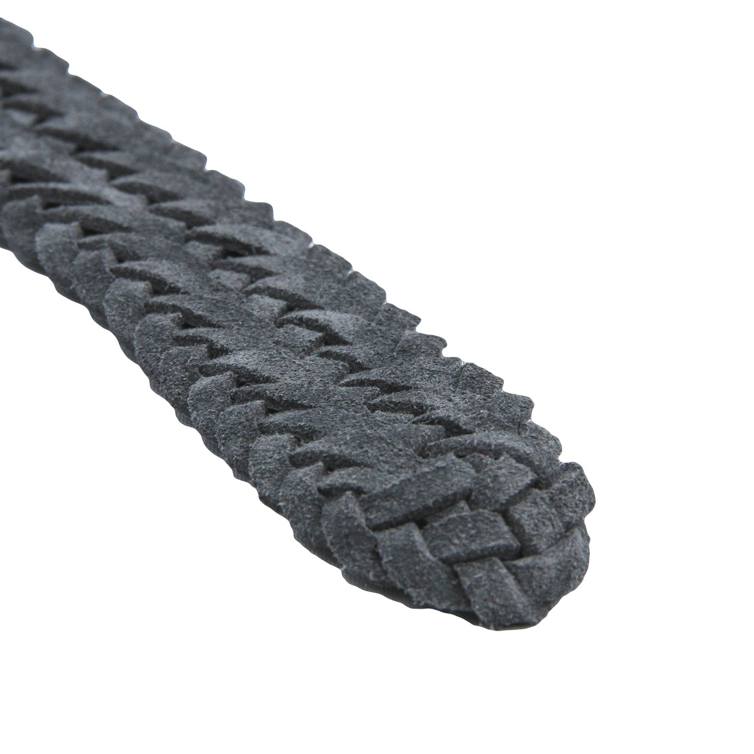 Gray Woven Suede Pin-Buckle Belt - Anderson's