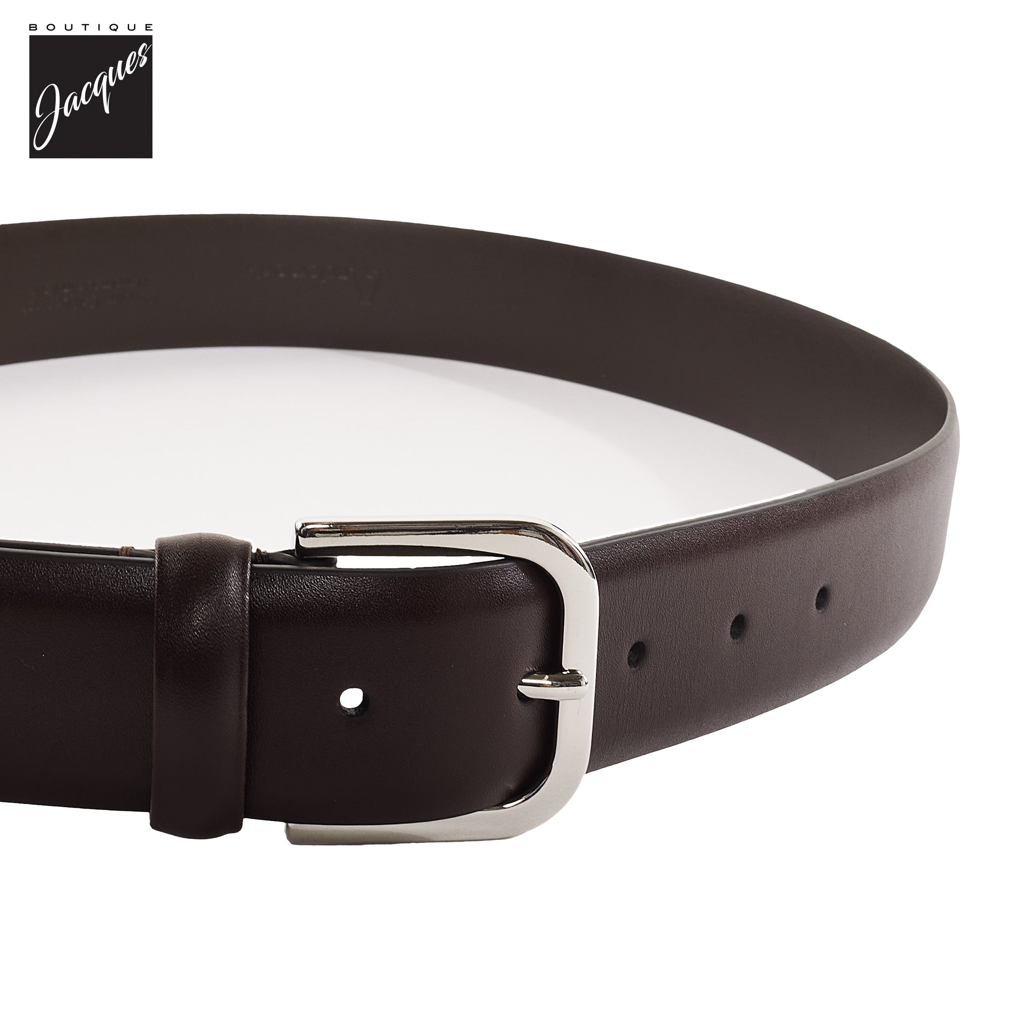 Brown Nappa Calf Leather Belt - Anderson's