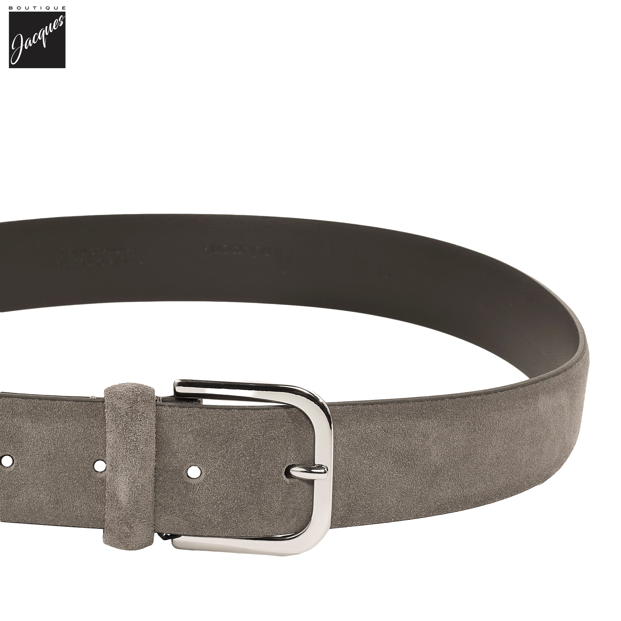 Light Taupe Suede Belt - Anderson's - Boutique Jacques International