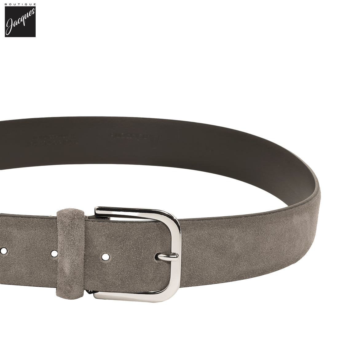 Light Taupe Suede Belt - Anderson's - Boutique Jacques International