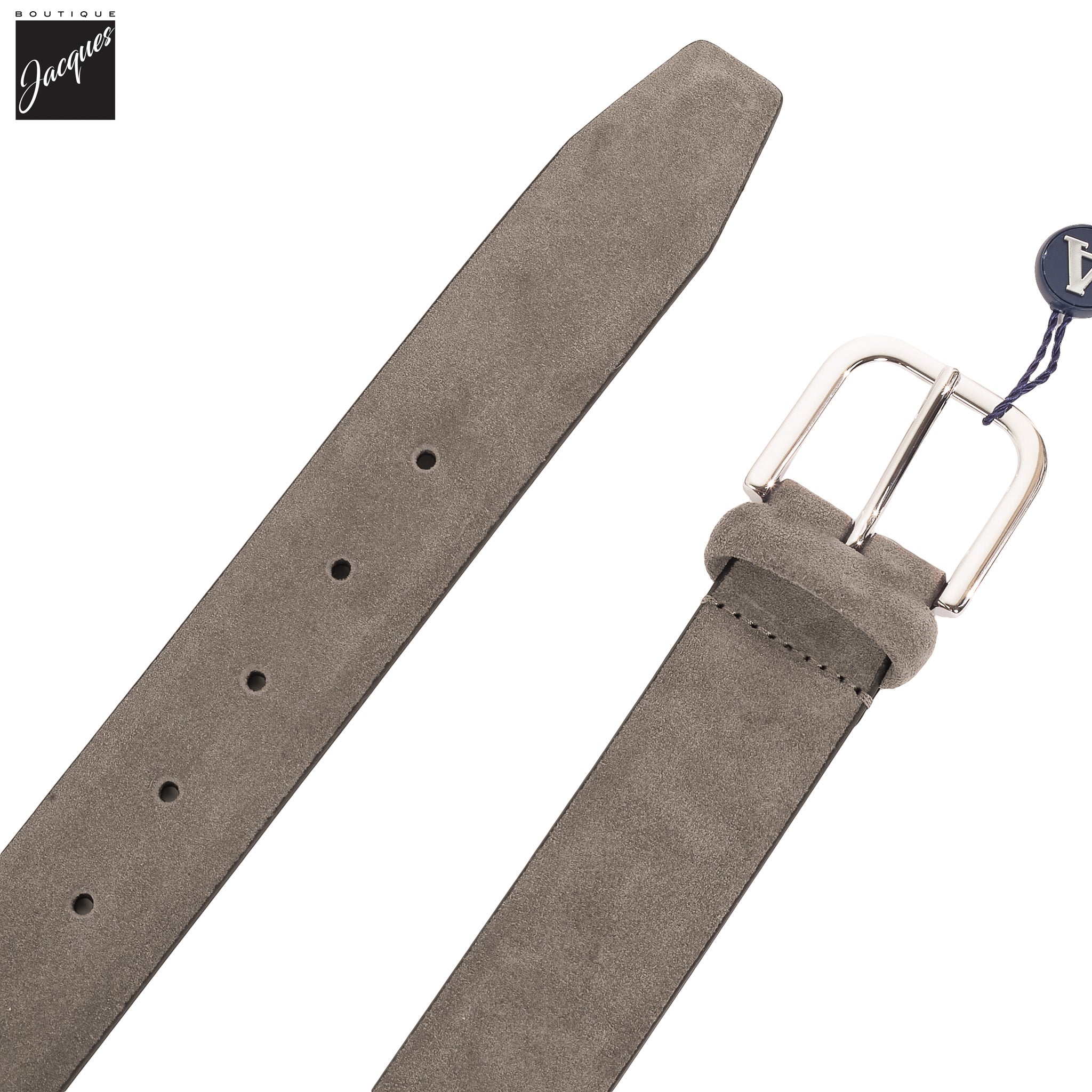 Light Taupe Suede Belt - Anderson's - Boutique Jacques International