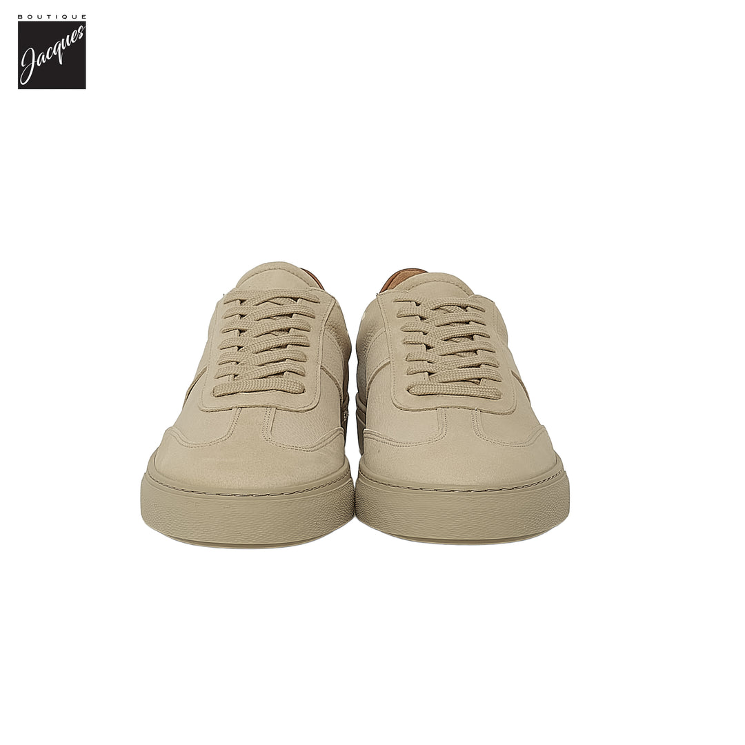 Sand Suede Leather Water-Resistant Metro Sneakers - AQUATALIA - Boutique Jacques International
