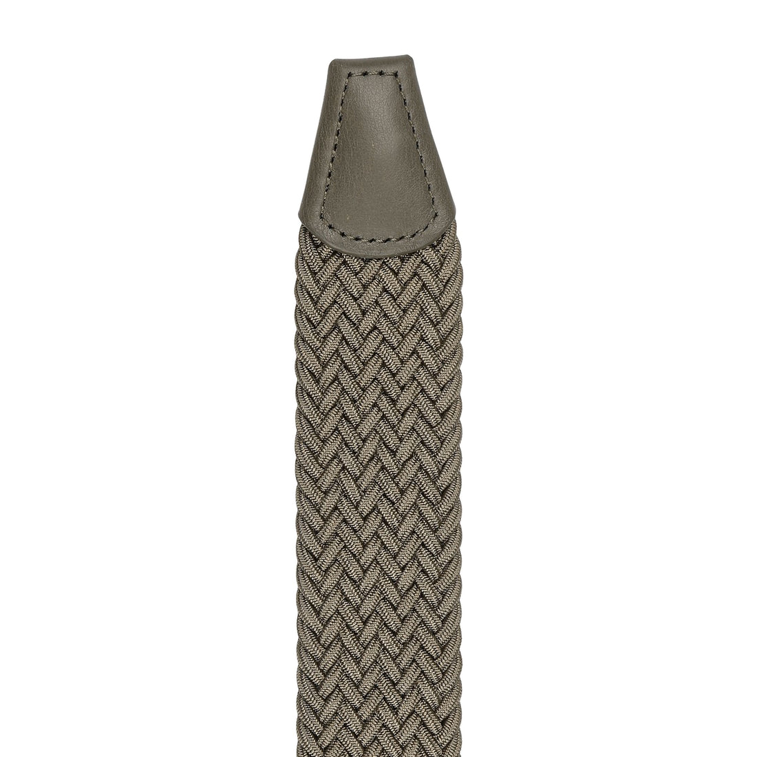 Light Taupe Solid Woven Elastic Belt - Anderson's - Boutique Jacques International