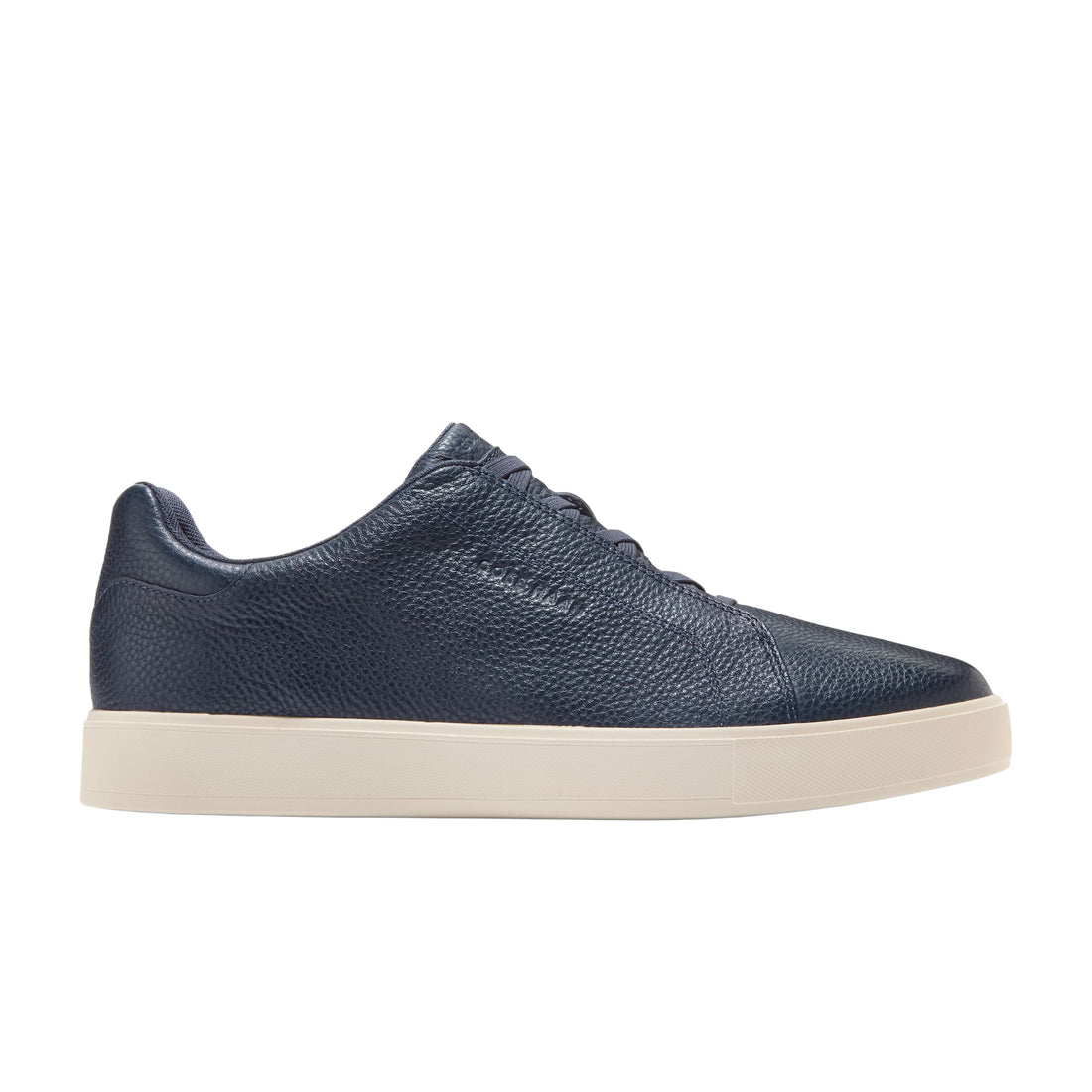 Navy / Ivory Tumbled Leather GrandPrø Luxe Slip-On Sneakers - Cole Haan - Boutique Jacques International