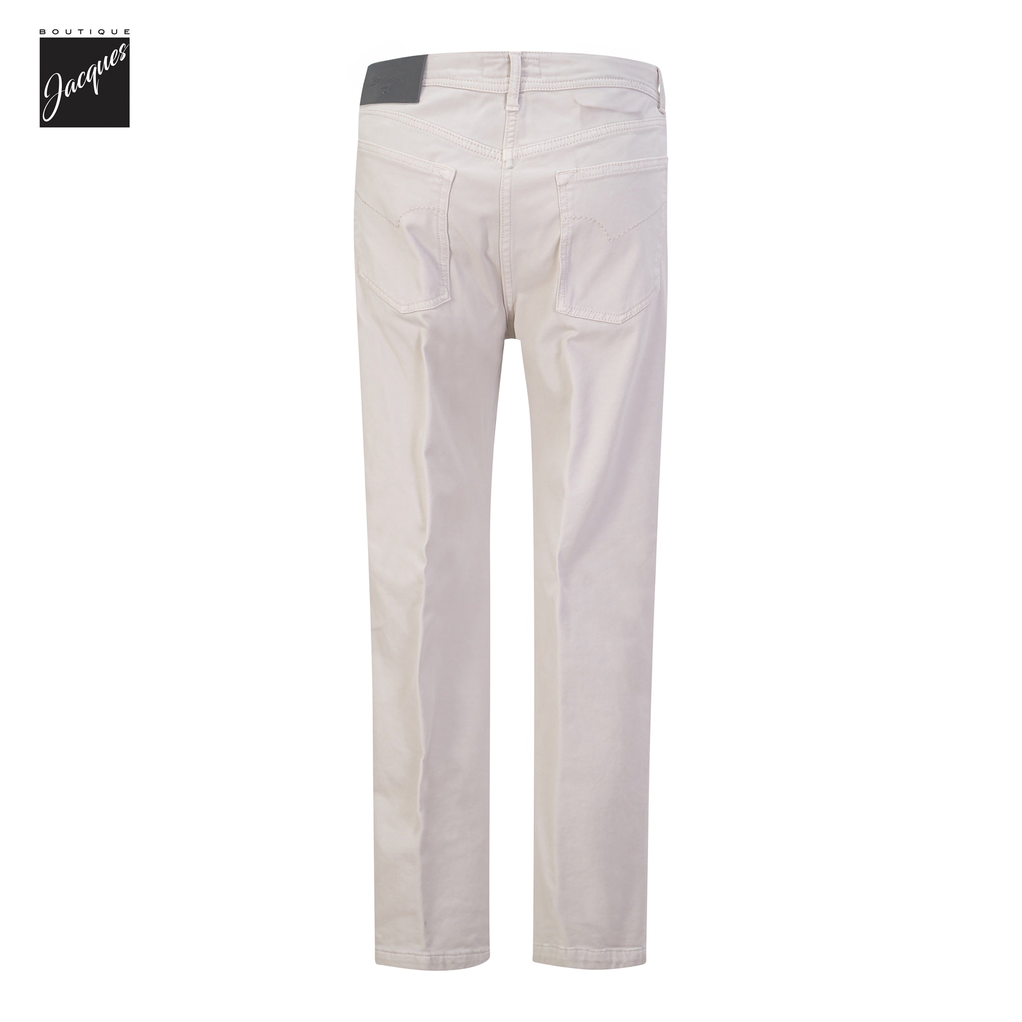 Beige Cotton-Cashmere Nerano M Tailored Fit Five Pocket Pants - Marco Pescarolo