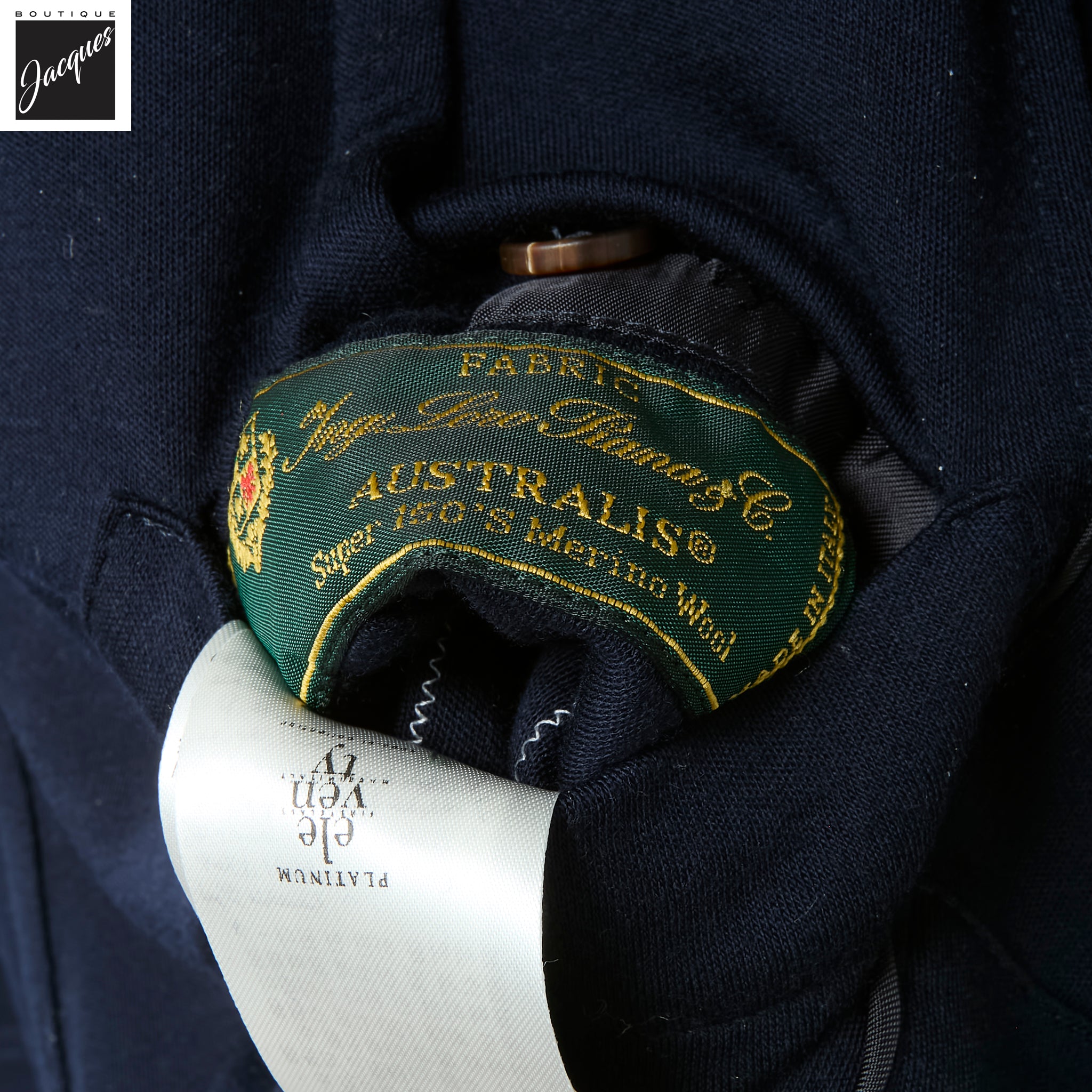 Blue Loro Piana Super 150's Wool Knitted Hybrid Sport Jacket - ELEVENTY PLATINUM - Boutique Jacques International