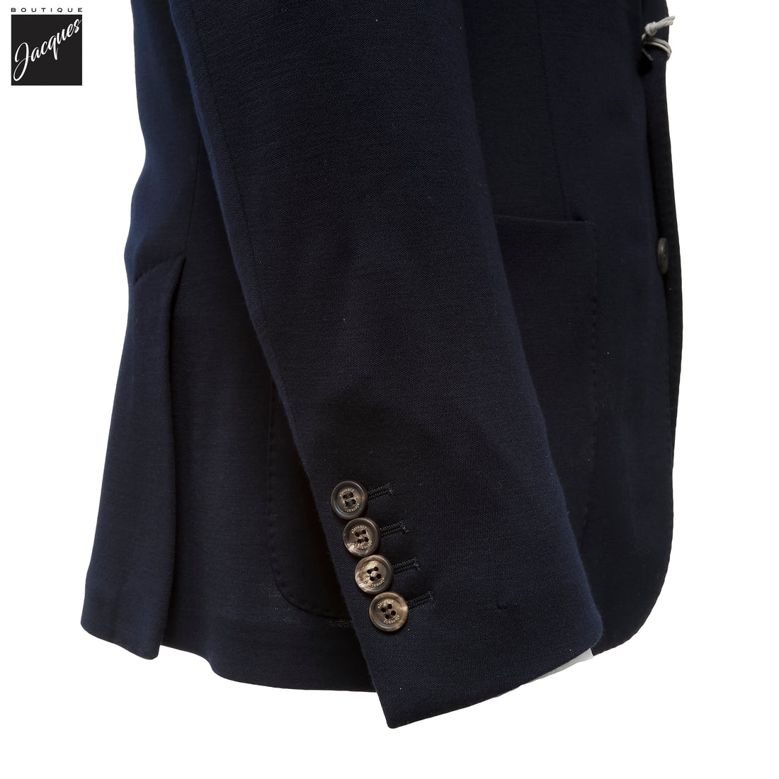 Blue Loro Piana Super 150's Wool Knitted Hybrid Sport Jacket - ELEVENTY PLATINUM - Boutique Jacques International