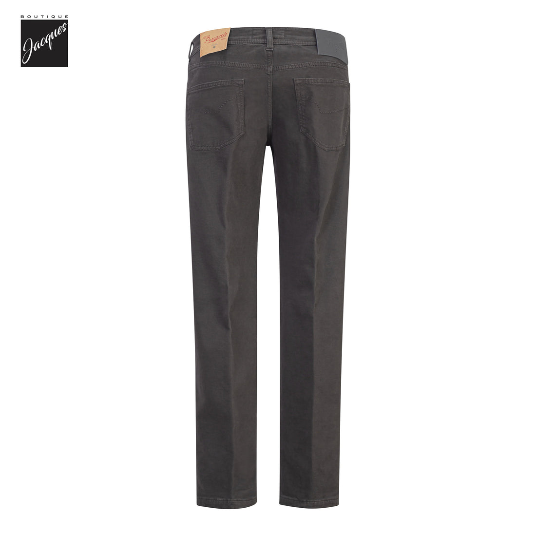 Brown Cotton-Cashmere Nerano M Tailored Fit Five Pocket Pants - Marco Pescarolo