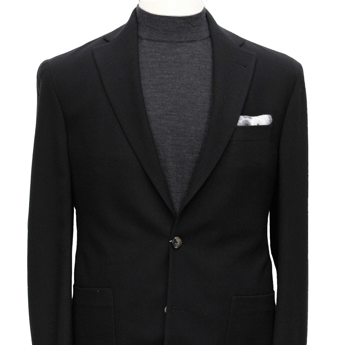 Black Comfortwear Queens Contemporary Fit Unconstructed Knit Sport Coat - Jack Victor