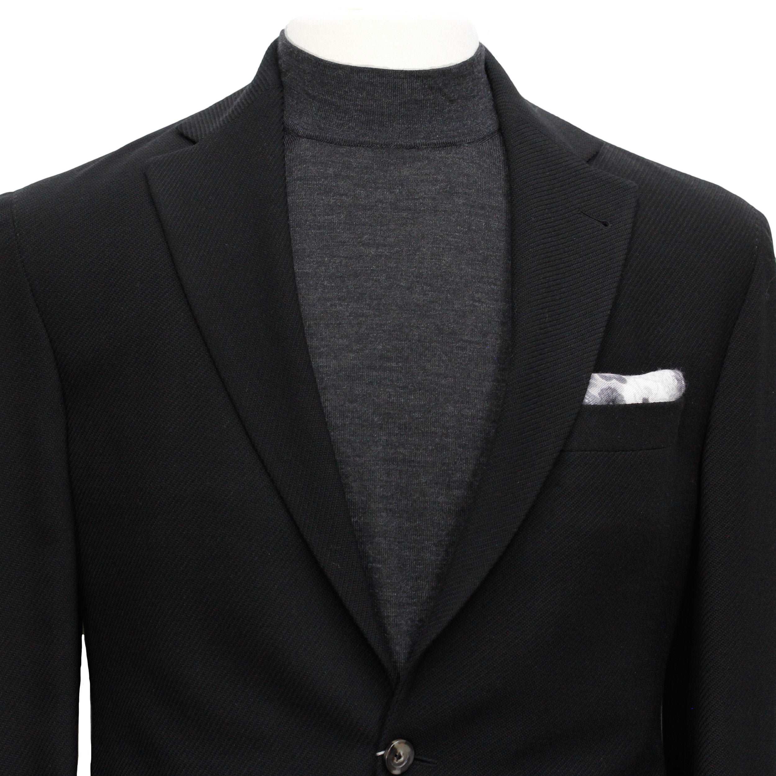 Black Comfortwear Queens Contemporary Fit Unconstructed Knit Sport Coat - Jack Victor