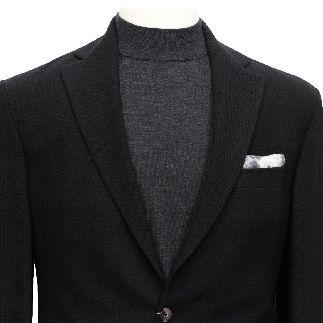 Black Comfortwear Queens Contemporary Fit Unconstructed Knit Sport Coat - Jack Victor