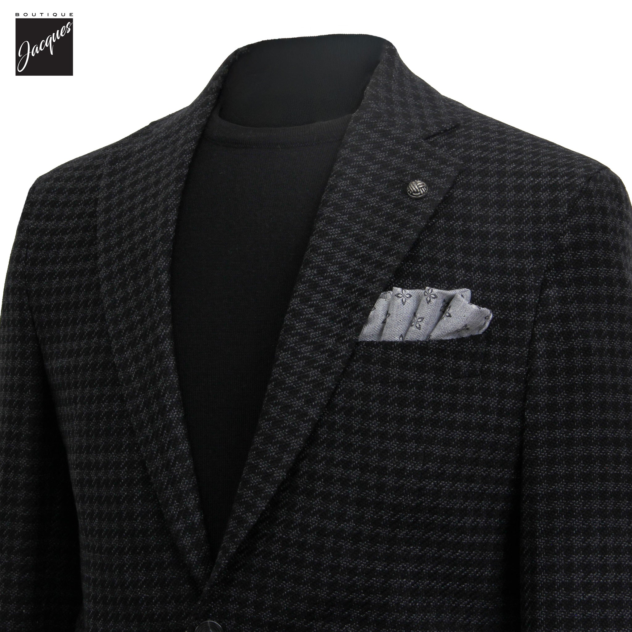 Veste sport en tricot de laine mélangée verte coupe contemporaine Hartford – Jack Victor