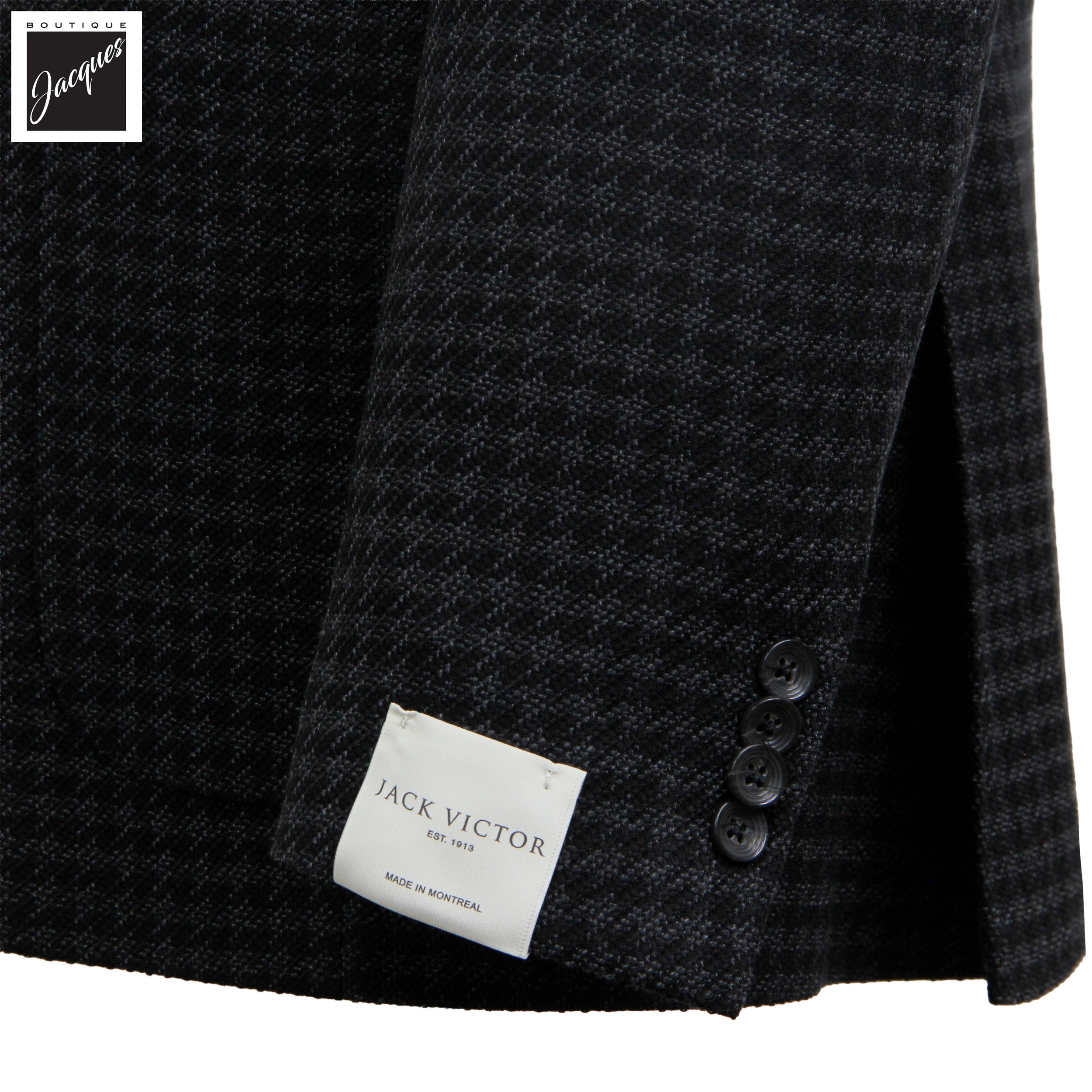 Veste sport en tricot de laine mélangée verte coupe contemporaine Hartford – Jack Victor