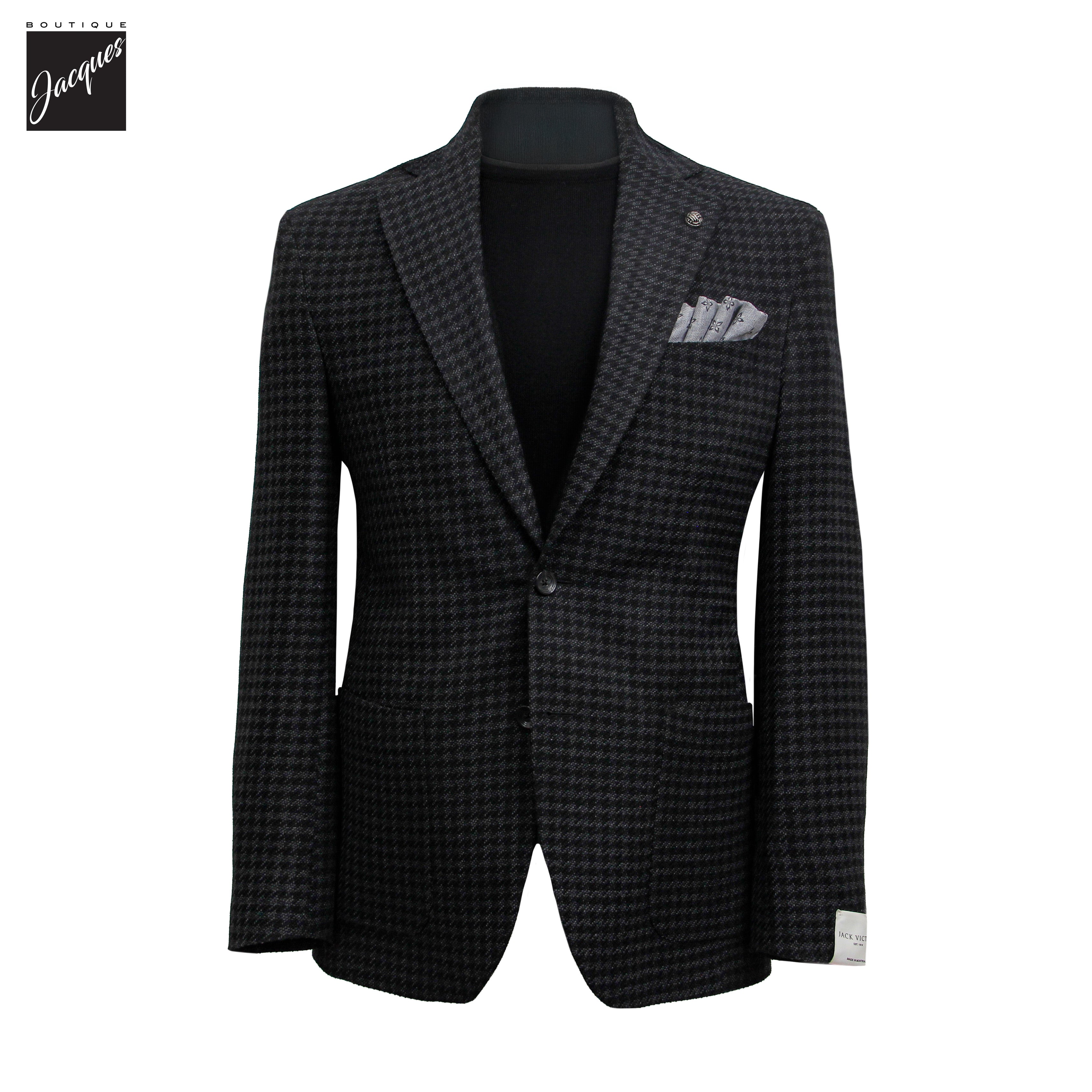 Veste sport en tricot de laine mélangée verte coupe contemporaine Hartford – Jack Victor